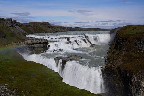 Gullfoss, der größte Wasserfall dieser Reise Nach Island