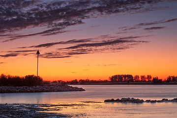 Zonsondergang in Culemborg aan de Lek van Erik Graumans