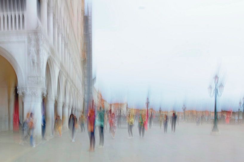 San Marco plein in Venetië van Truus Nijland