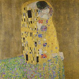Le Baiser de Gustav Klimt sur Kleurenrijk