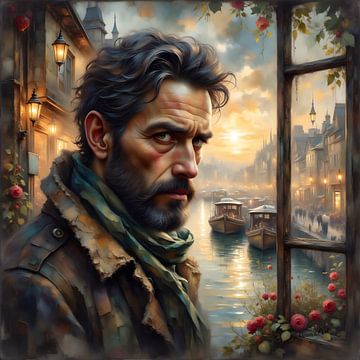 Eine Reise in die Vergangenheit - Riverside Reverie in der Abenddämmerung