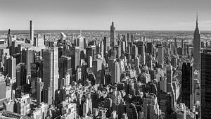 Skyline Manhattan Ost vom Rand aus von Dirk Verwoerd