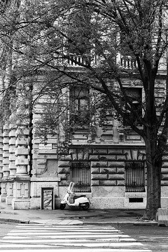 Straatbeeld in Milaan