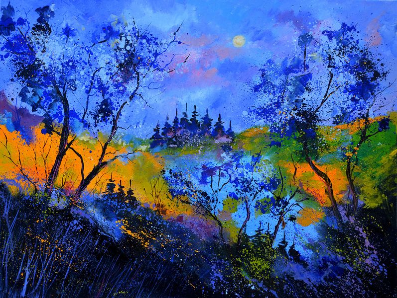 Blue landscape by pol ledent
