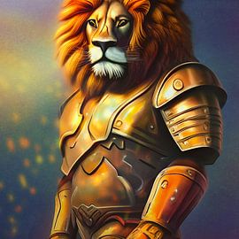 Lion Warrior von AD DESIGN Photo & PhotoArt