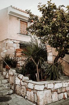 Pastelprint | Sfeerplaatje gemaakt in Athene, Griekenland.