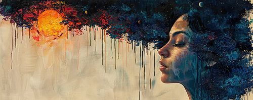 Scherenschnitt | Gedanke