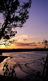 Warm sunset by Amelie