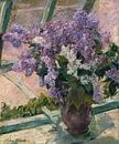 Seringen in een raam,  Mary Cassatt - ca. 1880 van Het Archief thumbnail