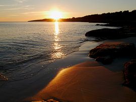 Warm sunrays on the beach by cuhle-fotos