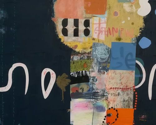 Farbenfroh, verspielt, modern und abstrakt