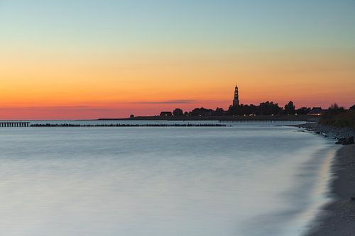 belles couleurs après le coucher du soleil