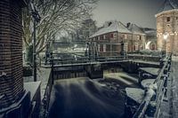 The lock at the Koppelpoort in Amersfoort