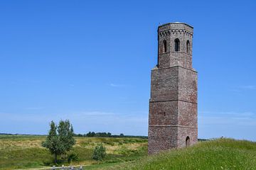 Plompe Toren bij Burgh-Haamstede van Eugenlens