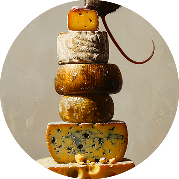 De Kaasrijke Droom: Een Speelse Symfonie van Smaak van But First Framing