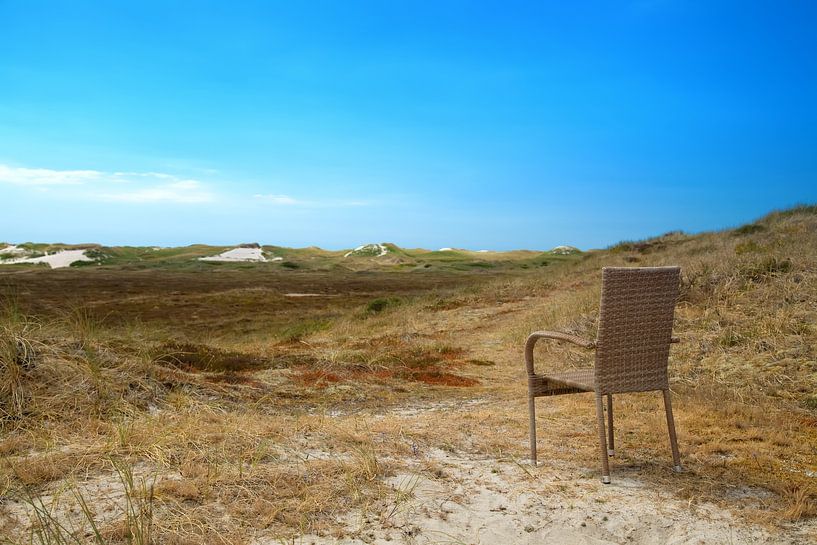 Chair on the coast by Bo Valentino