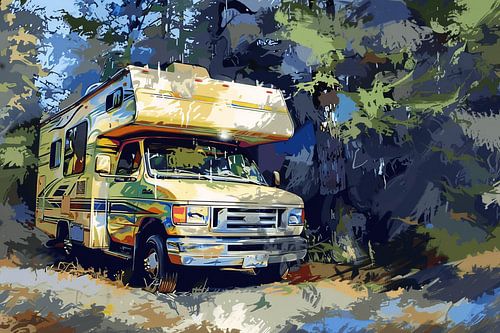 Vacances en camping-car dans la nature