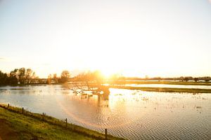 Sonnenuntergang in den Niederlanden