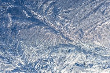 motifs de cristaux de glace