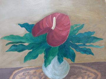 Nature morte avec anthurium
