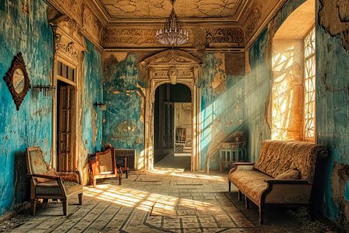 Verlaten plekken, woonkamer