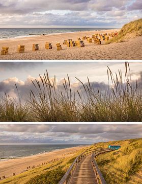 Dreams of the sea: Evening on the beach on Sylt by Christian Müringer