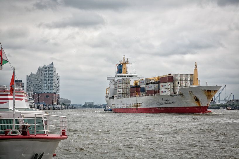 Auslauf der Swedish Reefer van Bernd Garbers