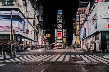 Ochtendrust op Times Square - Een zeldzame blik op New York van Karsten Rahn