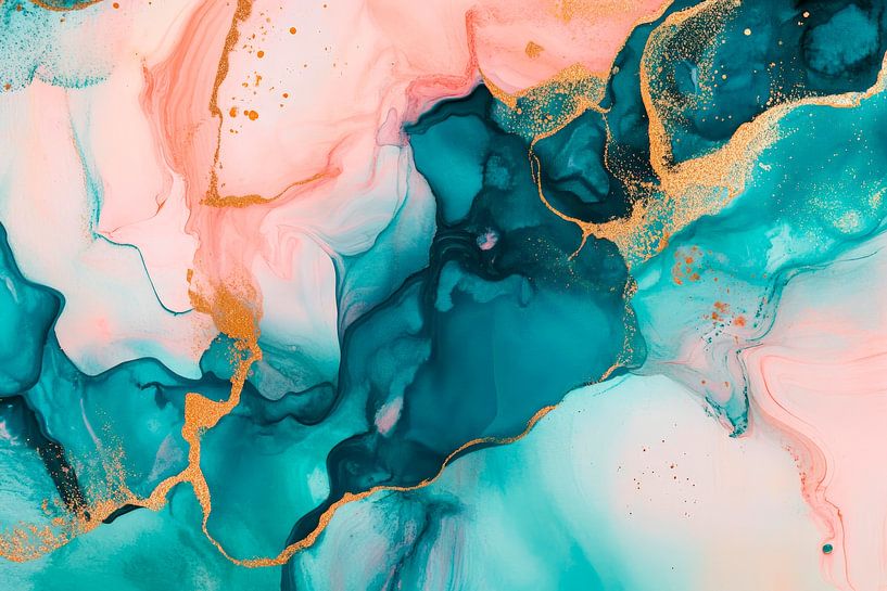 Aquarellkunst in sanften Farben von Poster Art Shop