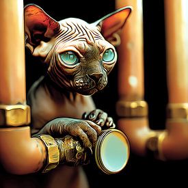 The guardian of the quiet river by Vythryd Arts