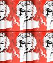 Marilyn Monroe Red Collage van Felix von Altersheim thumbnail