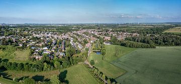 Lucht panorama van Simpelveld in Zuid-Limburg