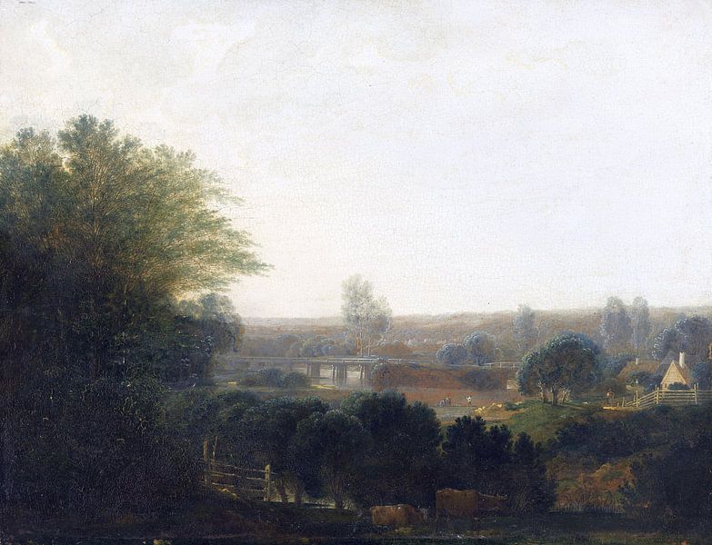 Upper Bavarian river landscape, MAX JOSEPH WAGENBAUER, ca1800 by Atelier Liesjes