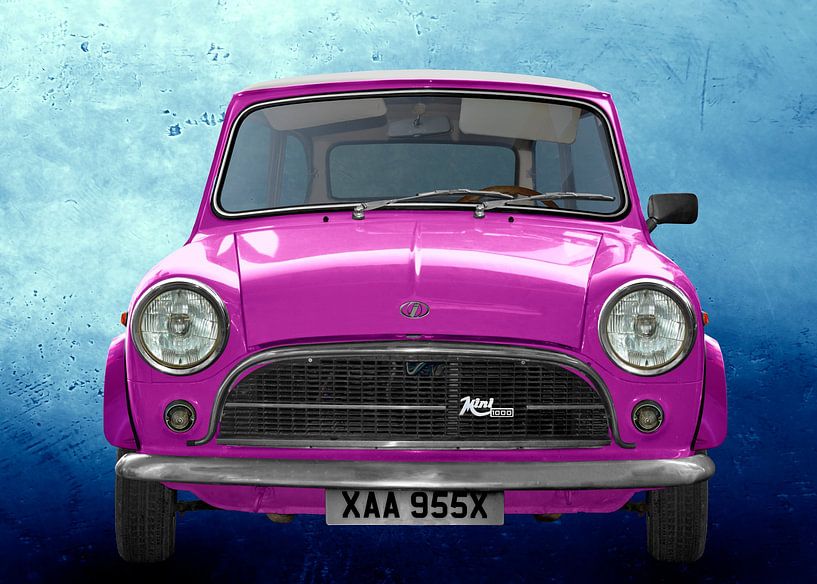 Innocenti Mini Minor 850 in pink von aRi F. Huber