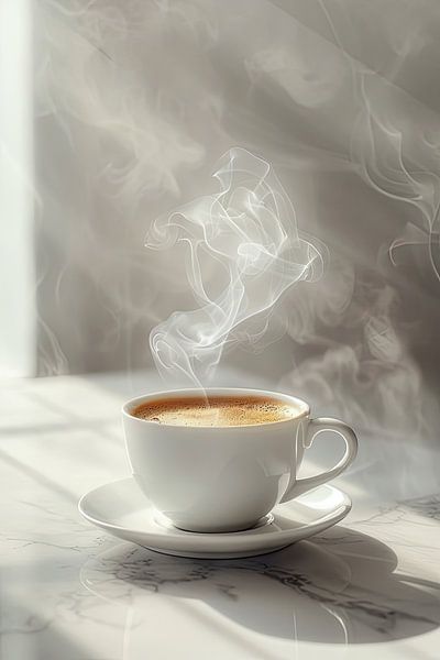 kop koffie of Cappuccino van Egon Zitter