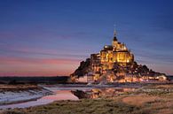 Le Mont-Saint-Michel aan de kust van Frankrijk van Thomas Rieger thumbnail