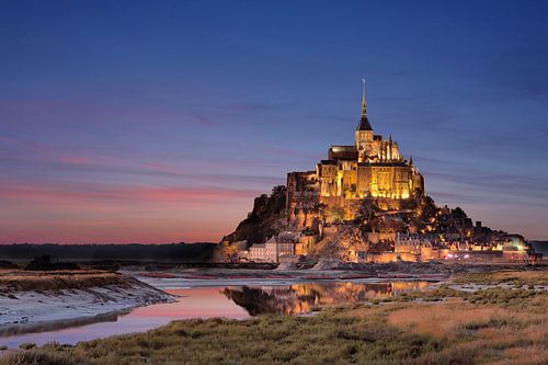 Le Mont-Saint-Michel sur la côte française