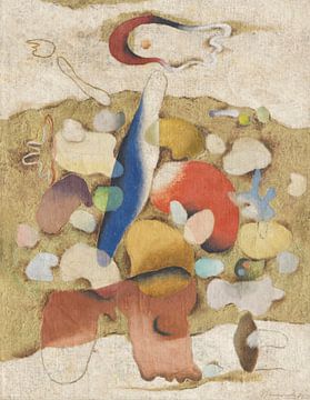 Willi Baumeister - Jardin de rocaille (1939) sur Peter Balan