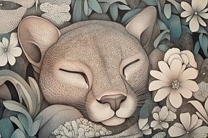 Große Katze | Schlafende Katze