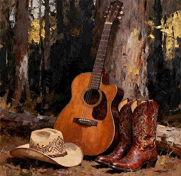 Songs Left by the Tree by Johannas Art Creations