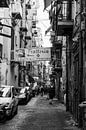 Straße in den Quartieri Spagnoli in Neapel von Chantal Koster Miniaturansicht