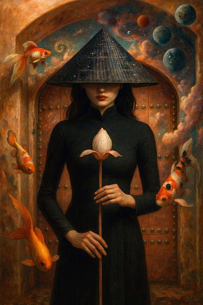 Warten auf das Wachstum - Die Blume sagte, ich bin wieder zu spät von Moonheart Artworks