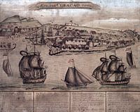 Curacao, a map from around 1800