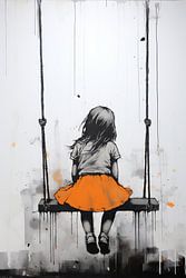 Orange | Banksy Stil