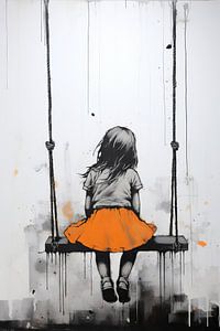 Orange | Banksy Stil