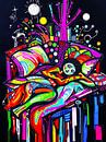 Dream Landscape Reflection - Abstract Illustration by A.D. Digital ART thumbnail