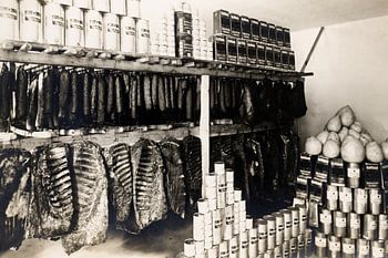 Historic butcher's shop and pantry – photograph