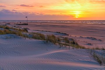 Sonnenuntergang auf Vlieland von Henk Meijer Photography