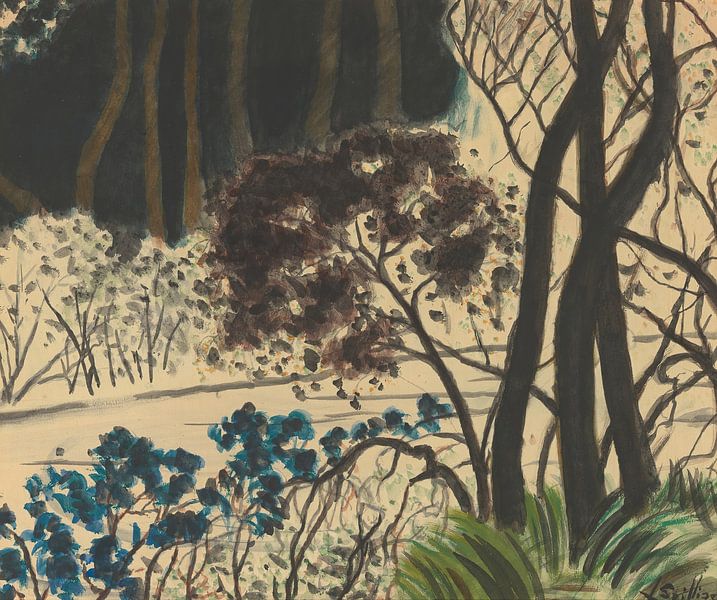 Léon Spilliaert - Uitzicht op het bos van Peter Balan
