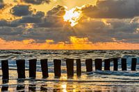 Zonsondergang in Zeeland